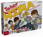 Box of Hasbro Twister Hcopla game with cartoon children playing.